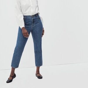 Everlane The 90s Cheeky Jean Straight Leg Medium Wash 30 Ankle